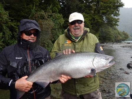 Fotos da pesca esportiva em Chaiten no Chile